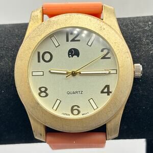 Gold & Orange Men's Watch